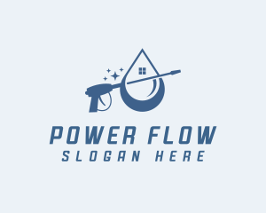 House Cleaning Power Washer logo design