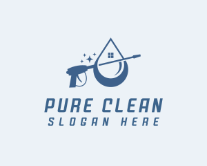 House Cleaning Power Washer logo design