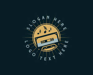 Musician - Streaming Cassette Music logo design