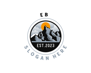 Tour Guide - Outdoor Trekking Mountain logo design