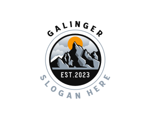 Trekking - Outdoor Trekking Mountain logo design