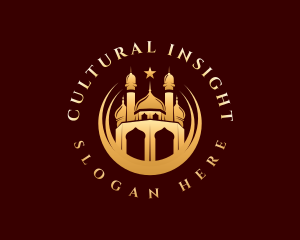 Cultural Islamic Mosque logo design