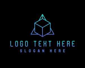 Mobile Legends - Modern Technology Cube logo design