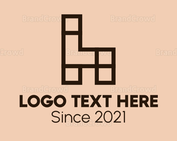 Wood Carpentry Chair Logo