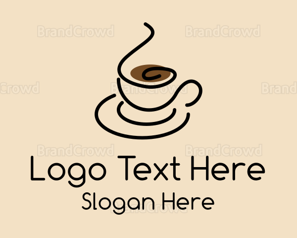 Simple Coffee Cup Logo