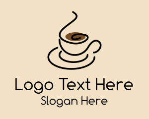 Affogato - Simple Coffee Cup logo design