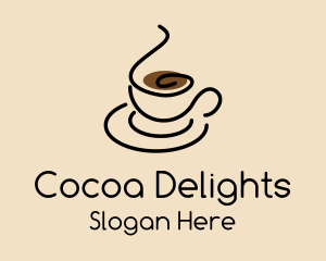 Simple Coffee Cup logo design