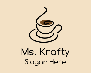 Affogato - Simple Coffee Cup logo design