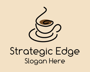 Coffee Bean - Simple Coffee Cup logo design