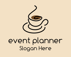 Hot Coffee - Simple Coffee Cup logo design