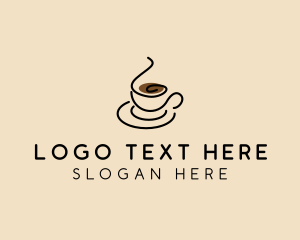 Minimalist - Espresso Coffee Cup logo design