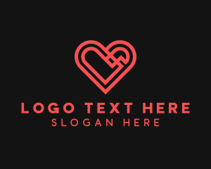 Heart - Love Heart Dating logo design