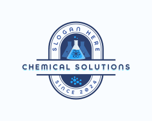 Chemical - Chemistry Research Flask logo design