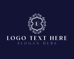 Premium Floral Boutique Ornament logo design