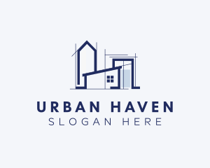 Urban Property Architect logo design