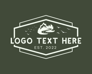 Travel - Vintage Mountain Traveler logo design