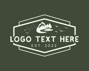 Trekking - Outdoor Mountain Traveler logo design