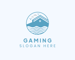 Lodging - Beach Vacation House logo design