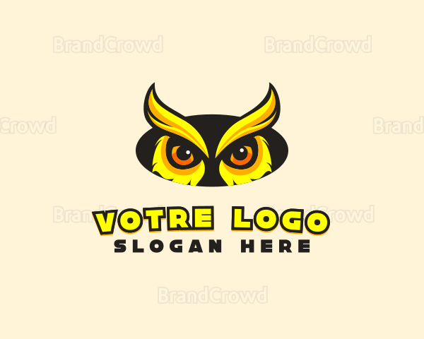 Gaming Owl Bird Logo