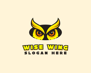Owl - Gaming Owl Bird logo design
