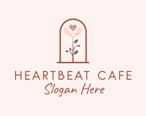 Heart - Nature Heart Plant logo design