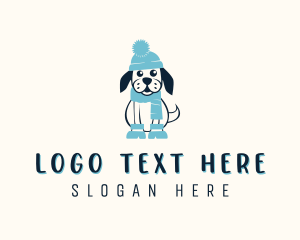 Mittens - Winter Dog Clothing logo design