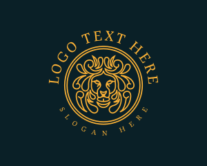 Safari - Regal Luxury Lion logo design