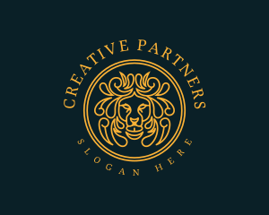 Regal Luxury Lion logo design