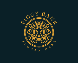 Regal Luxury Lion logo design