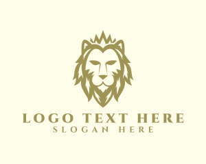 Animal - Luxury Crown Lion logo design