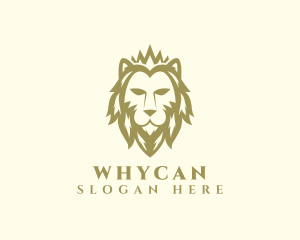 Vip - Luxury Crown Lion logo design