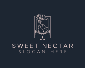 Flower Cake Bakery logo design