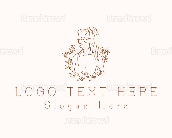 Woman Body Massage Logo