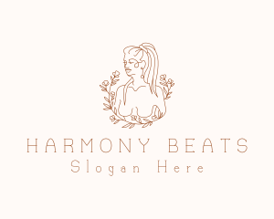 Woman Body Massage Logo