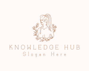 Entertainer - Woman Body Massage logo design