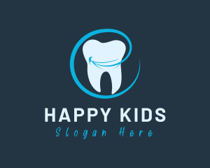 Happy Smile Tooth logo design