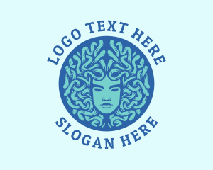 Medusa Greek Mythology Logo