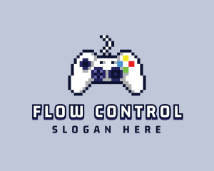 Game Console Pixel Controller logo design