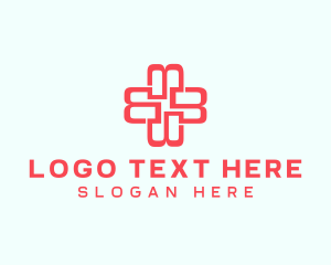 Link - Medical Red Cross logo design