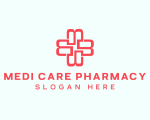 Pharmacist - Medical Red Cross logo design