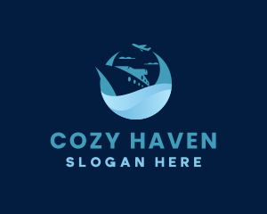Hostel - Travel Vacation Getaway logo design