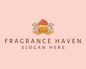 Organic Cupcake Dessert  logo design