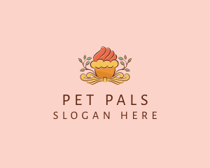 Organic Cupcake Dessert  logo design