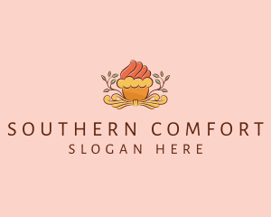 Organic Cupcake Dessert  logo design