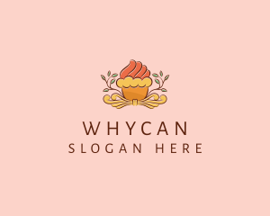 Baking - Organic Cupcake Dessert logo design