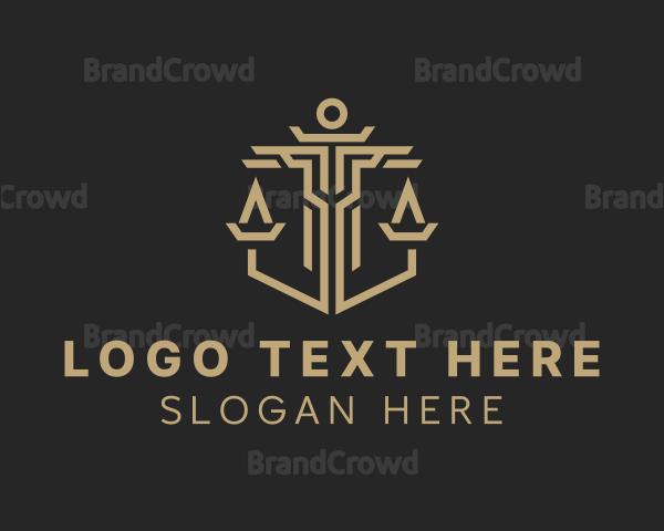 Legal Shield Scale Logo