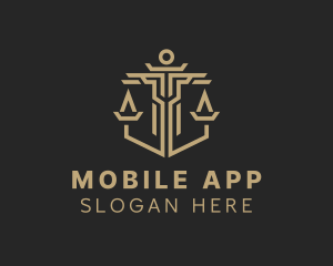 Legal Shield Scale  Logo