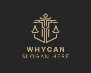 Legal Shield Scale  Logo