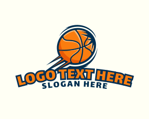 Ball - Varsity Basketball League logo design