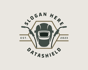Mechanic Welding Helmet Logo